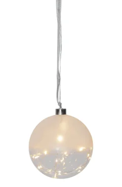 GLOW Glaskula 15cm 30LED Frostad