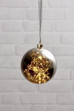 GLOW Glaskula 15cm Rökfärgad