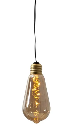 GLOW Hängande dekoration 6cm Amber