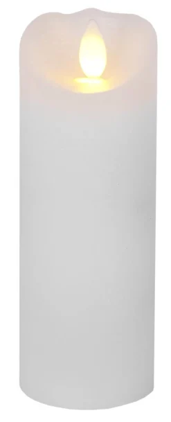 Glow LED Blockljus 15cm Vit