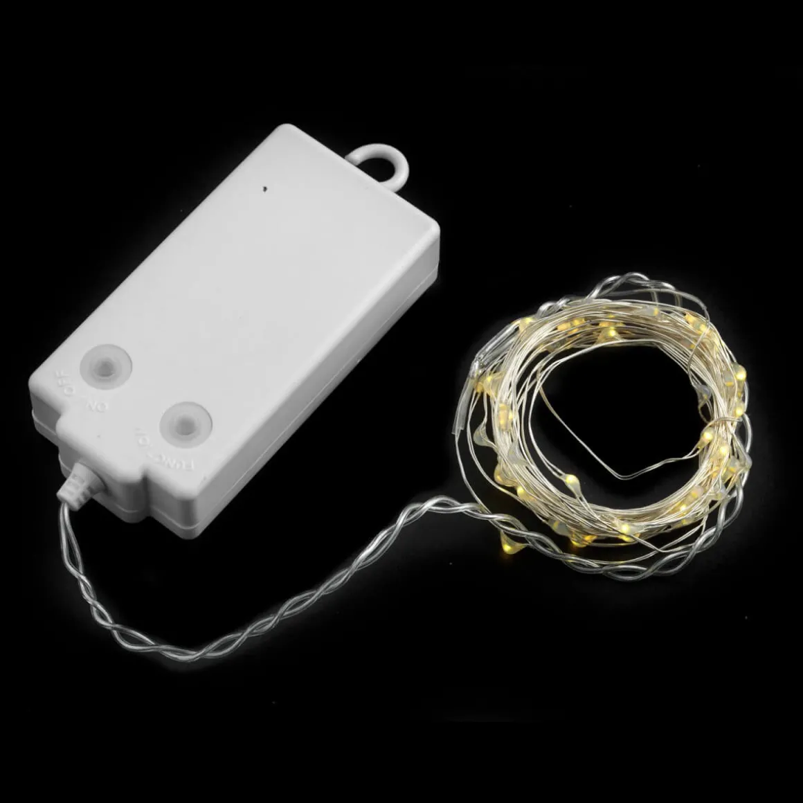 GNISTRA Ljusslinga 5,2m Varmvit 50LED Batteri