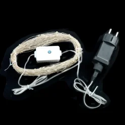 GNISTRA Ljusslinga 25m Varmvit 250LED Transformator