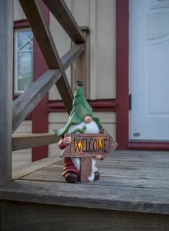 GNOMY Solcellsdekoration 33cm Flerfärgad