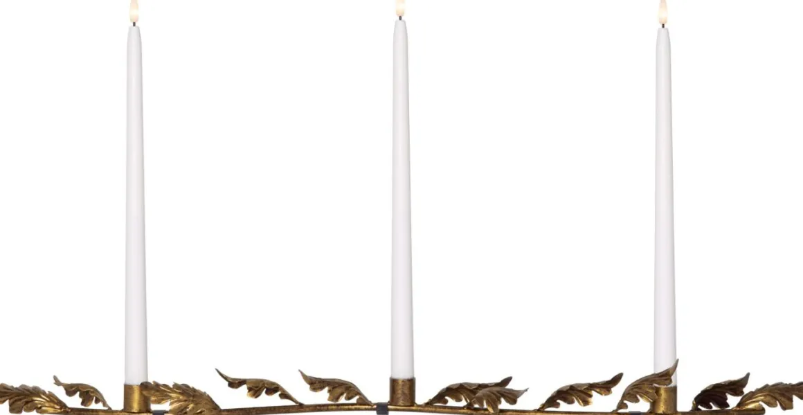 GRACE Ljusstake 80cm Antikmässing