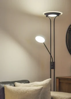 GRANADA Golvuplight LED 180cm Svart