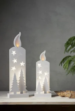 GRANDY Batteridekoration 36cm Vit/Varmvit