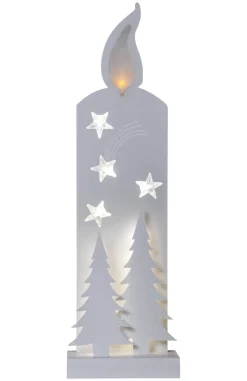 GRANDY Batteridekoration 50cm Vit/Varmvit