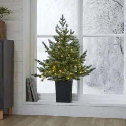 GREYLAND Bordsdekoration Batteri 95cm Grön