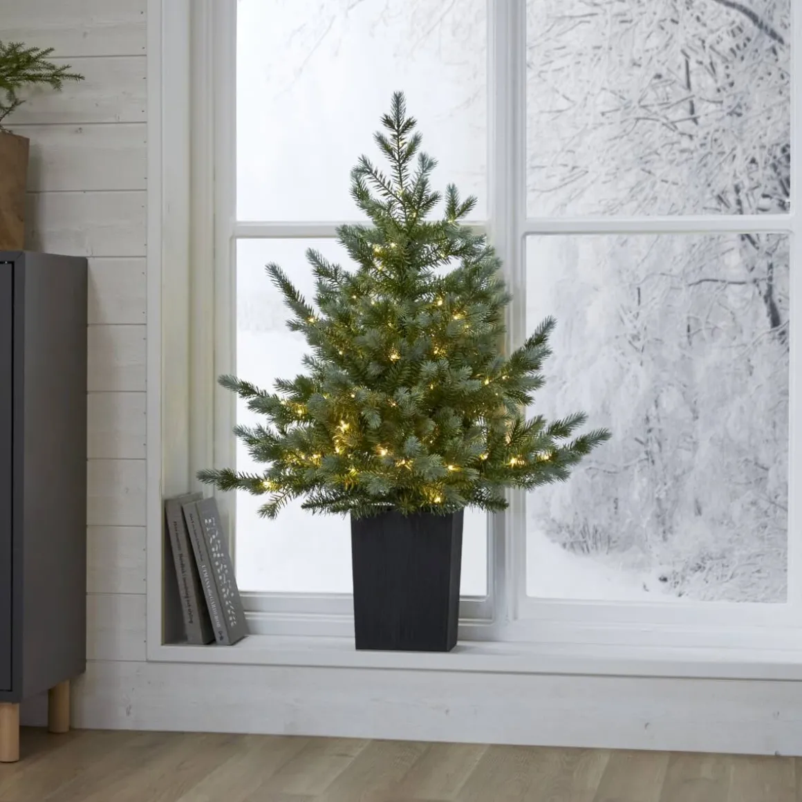 GREYLAND Bordsdekoration Batteri 95cm Grön