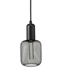 GRID Fönsterlampa Cylinder 10cm Svart