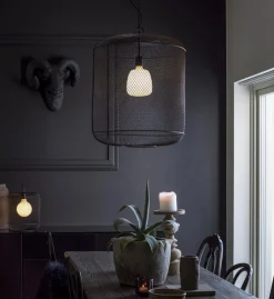 GRID Plafond 35cm Svart