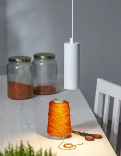 GU10 HIDE Sladdställ 17cm Vit