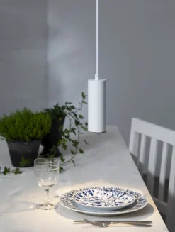 GU10 HIDE Sladdställ 17cm Vit