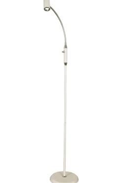 GUSTO Golvlampa Dimbar 132cm Vit
