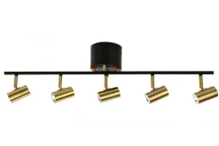 GUSTO Takspot Rak 5L Dimbar 79,5cm Svart