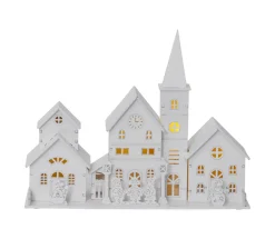 HAMBURG Bordsdekoration 22cm Vit