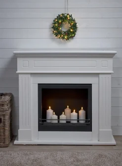 HOLLY Krans Batteri 30cm 20LED Grön IP44