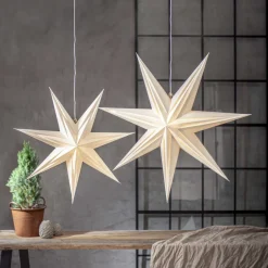 HOLLY Pappersstjärna 60cm Vit