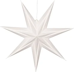 HOLLY Pappersstjärna 60cm Vit
