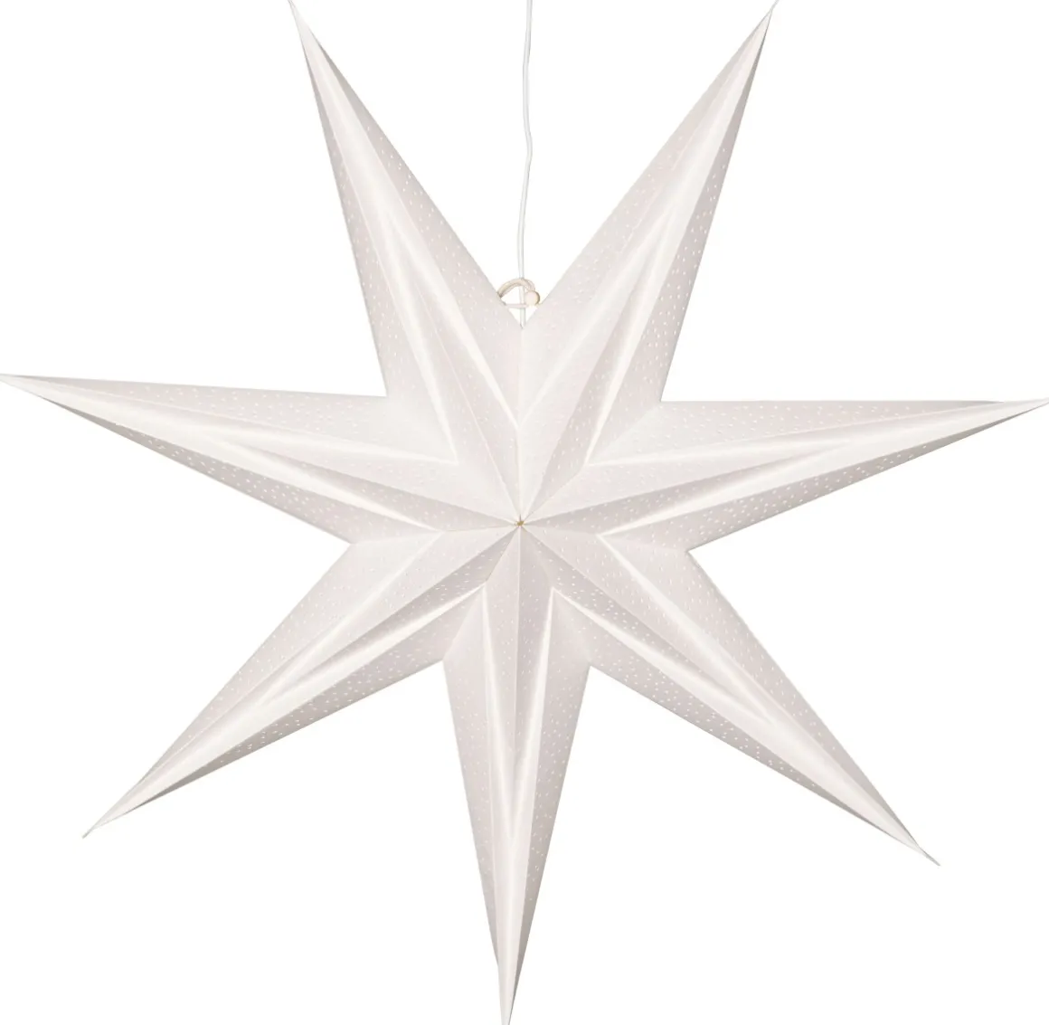 HOLLY Pappersstjärna 60cm Vit