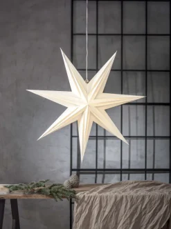 HOLLY Pappersstjärna 75cm Vit
