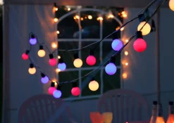 HOOKY Party-Ljusslinga 20L 5,7m Röd/Vit/Blå