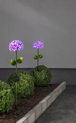 HORTENSIA Solcellspinne 77cm Rosa