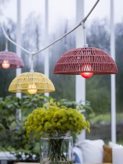 HUE Utomhusskärm 30cm Rosa Rotting