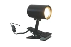 Hugin Klämlampa 15,5cm Svart