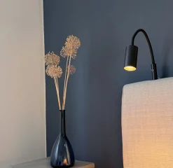 HUGIN Sänglampa 30cm Svart