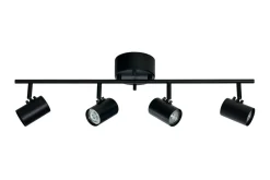 HUGIN Takspot Rak 4a Svart 75cm