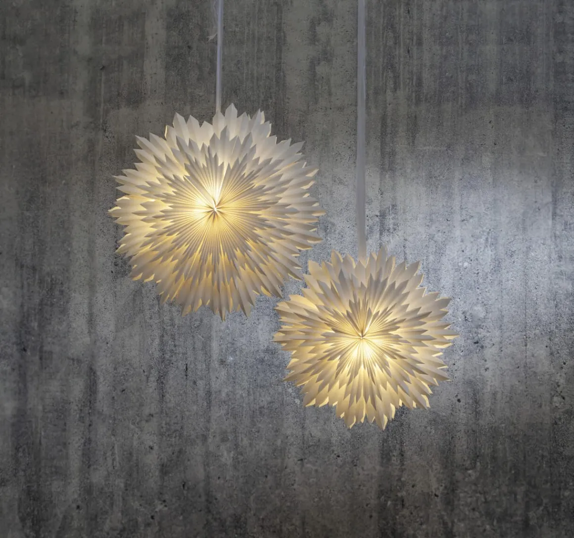 ICE Pappersstjärna 50cm Vit