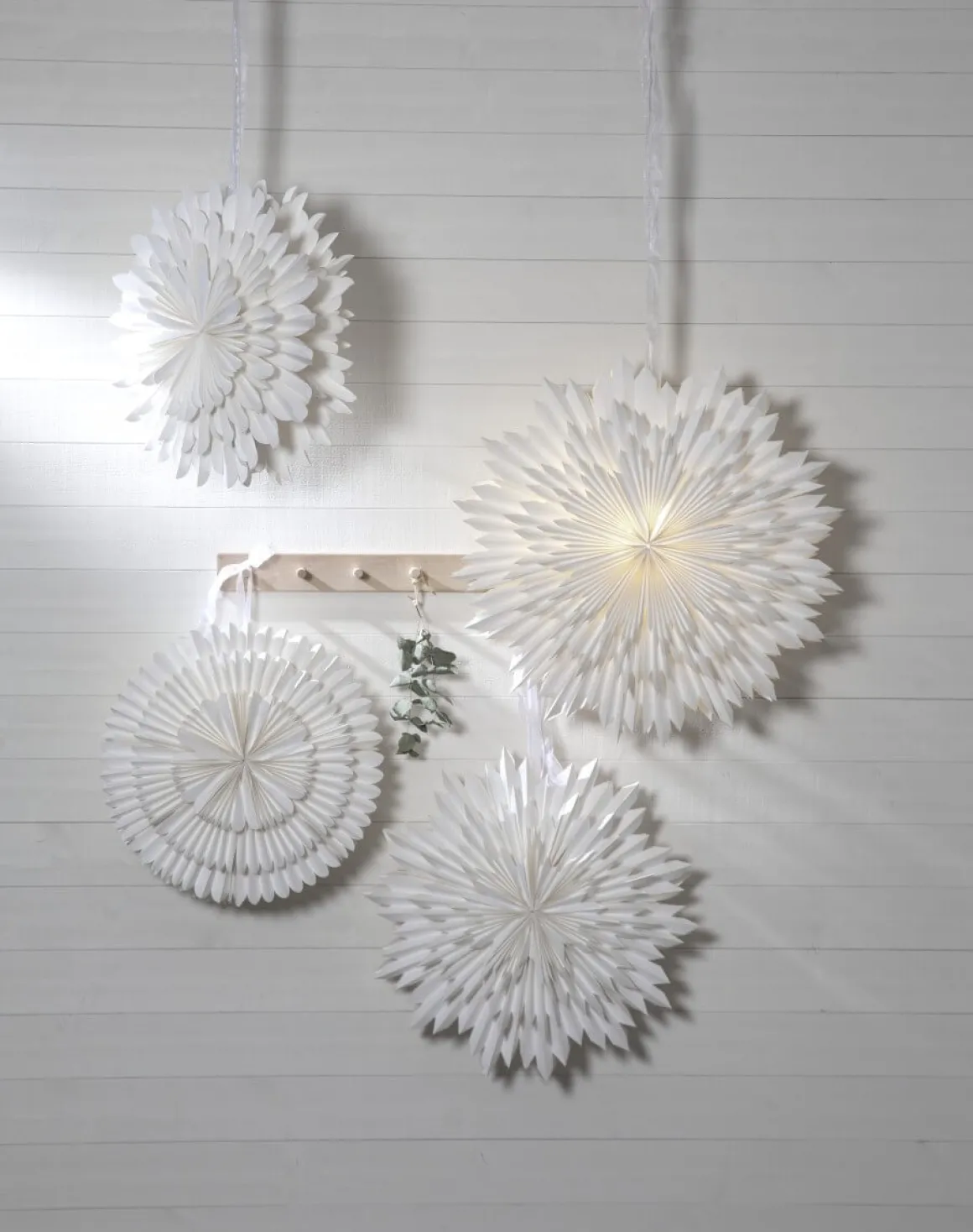 ICE Pappersstjärna 70cm Vit