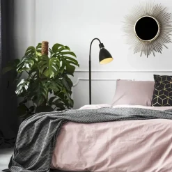 IDRE Golvlampa 158cm Svart/Matt Mässing