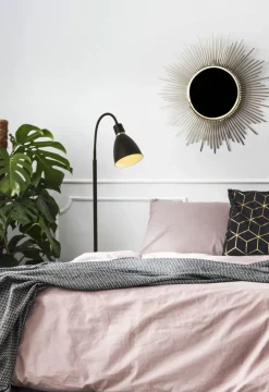 IDRE Golvlampa 158cm Svart/Matt Mässing