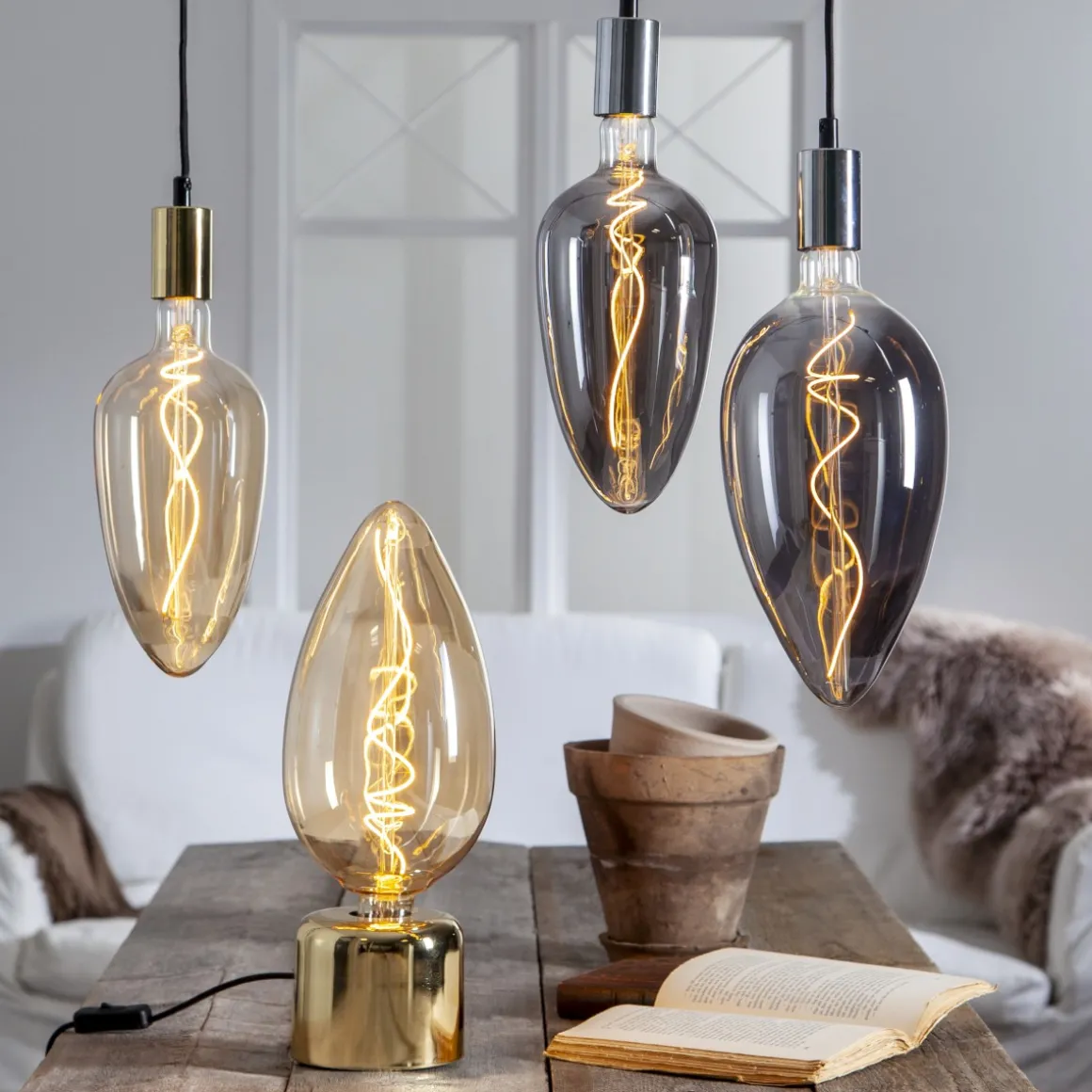 INDUSTRIAL VINTAGE LED-lampa 2.5W 2200k 50lm Dimbar E27