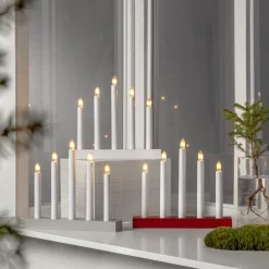 INEZ Ljusstake 24cm Vit