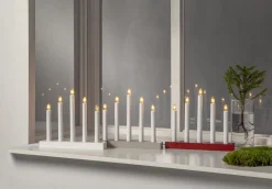 INEZ Ljusstake 24cm Vit