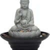 INOMHUSFONTÄN PT Buddha 24,5cm LED