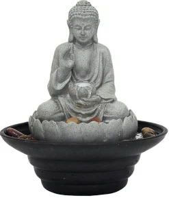 INOMHUSFONTÄN PT Buddha 24,5cm LED