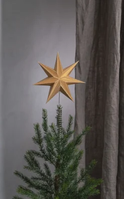 ISA Toppstjärna 21cm Guld