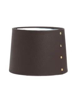 JANE Lampskärm 25/22cm Brun Läderlook