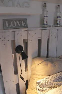 JAPAN Väggspot 15cm Svart