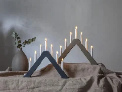 JARVE Ljusstake 7L 41cm Grafit