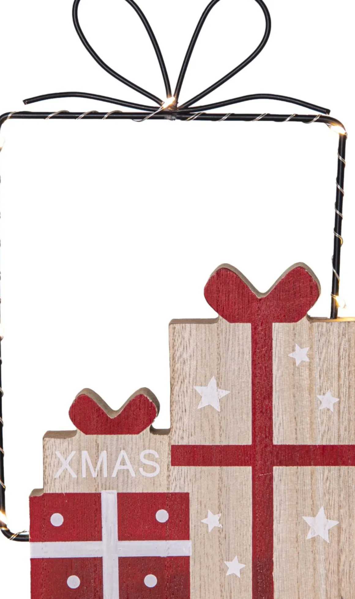 JOLLY Bordsdekoration Paket Batteri 25cm Röd