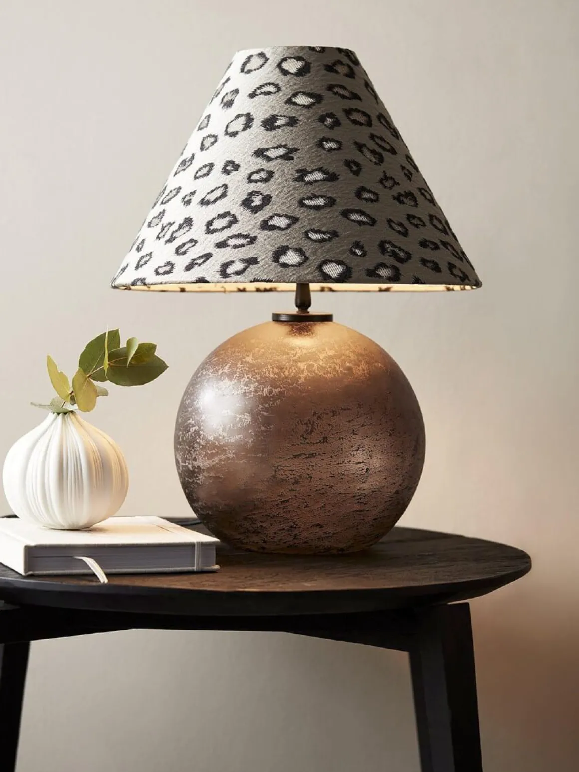 JONNA Lampfot E27 32cm Vintage Brun