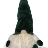 JOYLIGHT Dekorationsfigur Tomte Batteri 44cm Grön