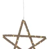 JUTTA Dekorationsstjärna Batteri 40LED 30cm Beige