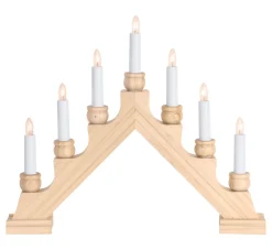 KARIN Träljusstake 42cm Natur