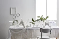 KARIN Träljusstake 42cm Vit